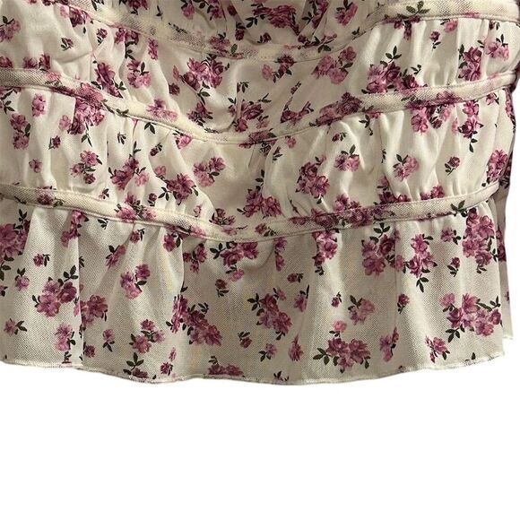 Kirious Women's Floral Smocked Long Sleeve Blouse Size M Multicolor - Picture 3 of 12